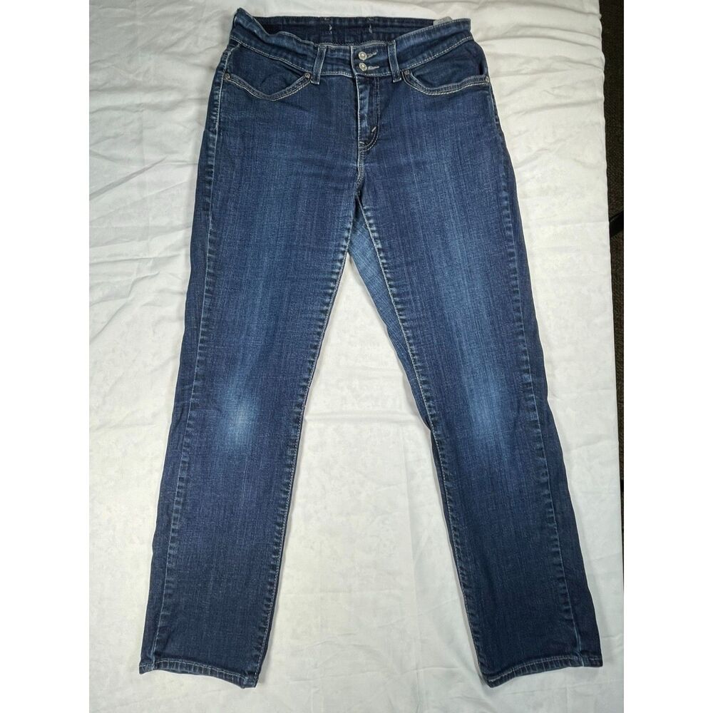 Levi's 529 Jeans Size 31 Womens Curvy Skinny Mid Rise Blue Inseam 32" new